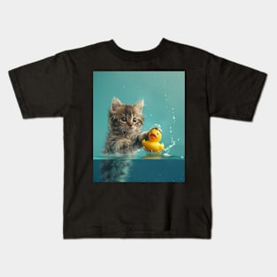 Cat Paws Adventures Kids T-Shirt